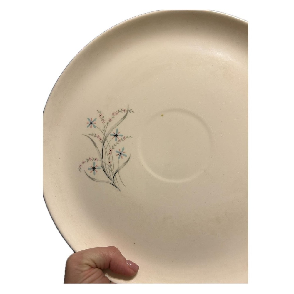 VTG Taylor Smith & Taylor Floral Print Ceramic Serving Plate.